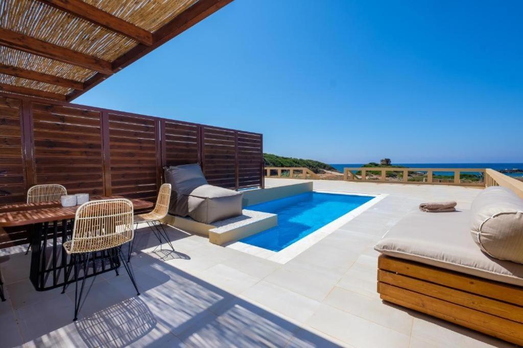 Апартаменты La Perla Di Barla Seafront Kanalos Экстерьер фото
